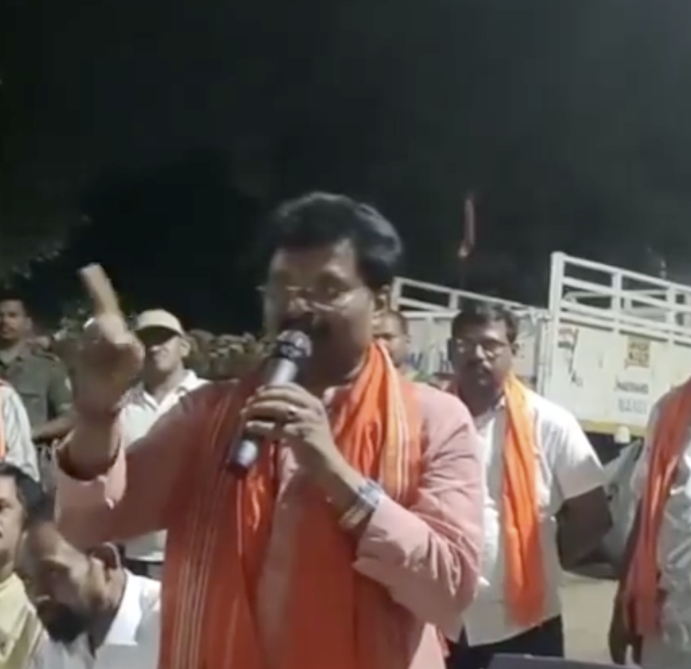 BJP leader Abhay Singh delivers hate speech against Muslims, Christians and rakes up issues of Church construction
