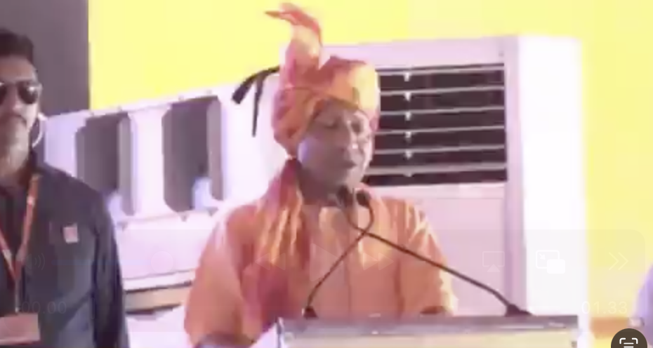 UP Chief Minister Yogi Adityanath delivers communal speech in Kurukshetra