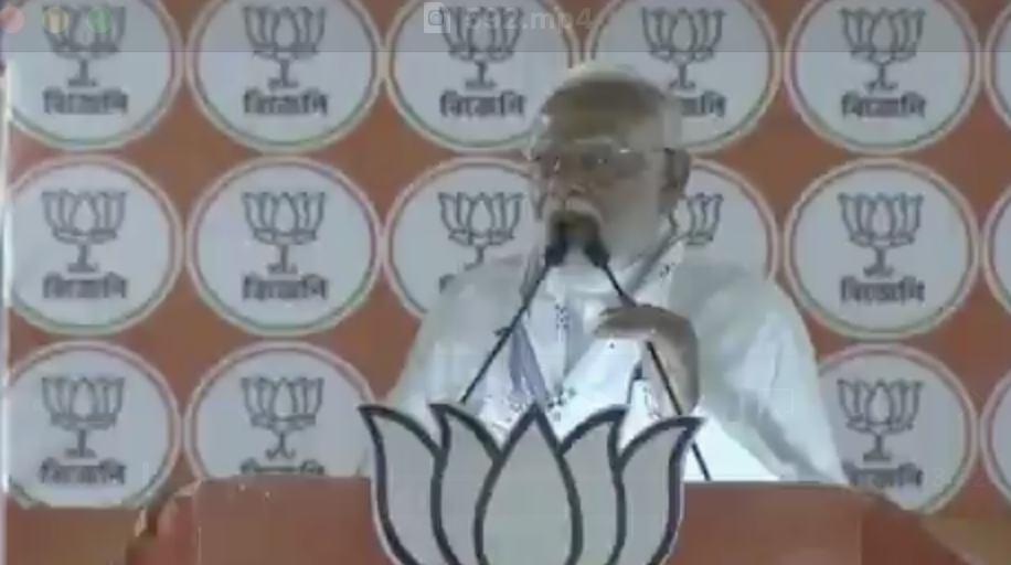 PM Modi delivers communal speech in Jhargram