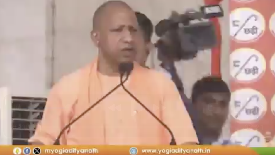 UP Chief Minister Yogi Adityanath delivers communal speech in Ghosi
