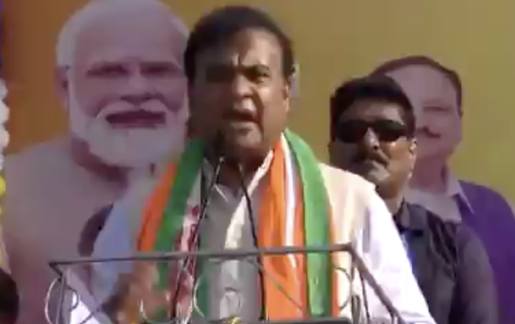BJP leader and Assam Chief Minister Himanta Biswa Sarma delivers hate speech in Mathurapur