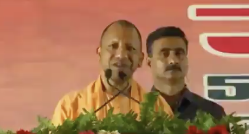 UP Chief Minister Yogi Adityanath delivers communal speech in Shravasti