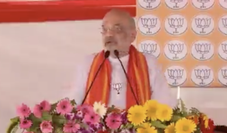 Home Minister Amit Shah delivers fear speech in Khalilabad