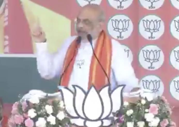 Home Minister Amit Shah delivers fear speech in Siddarthnagar