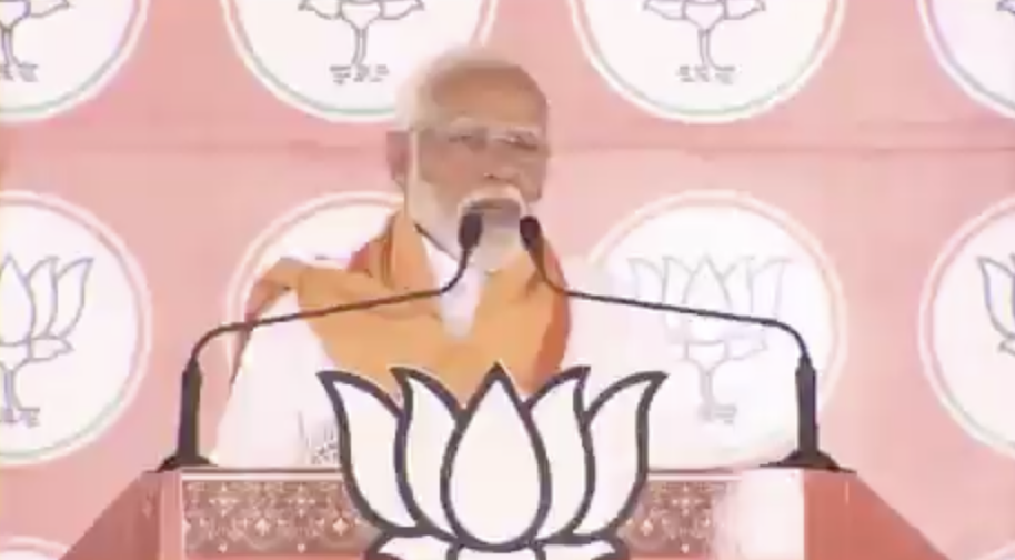 PM Modi delivers communal speech in Bhiwani