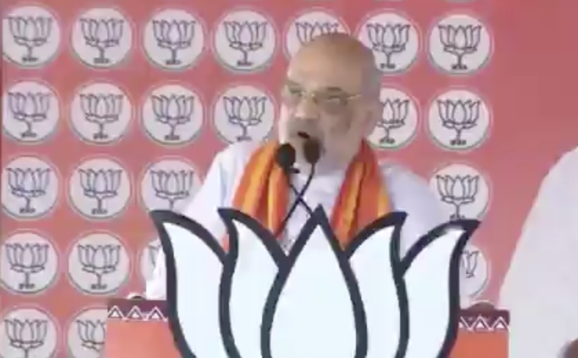 Home Minister Amit Shah delivers communal speech in Ambedkar Nagar