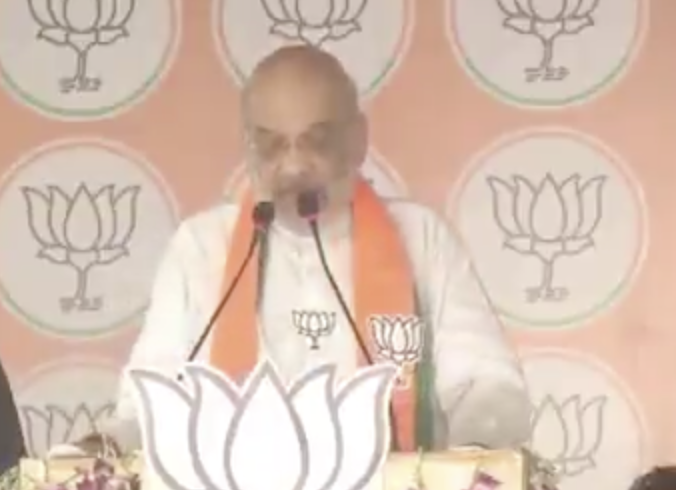 Home Minister Amit Shah delivers communal speech in Jamtara