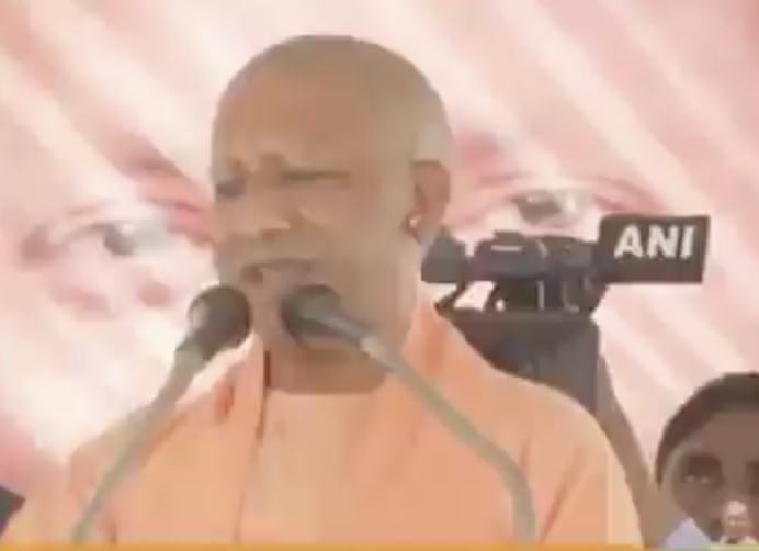 UP Chief Minister Yogi Adityanath delivers fear speech in Maharajganj