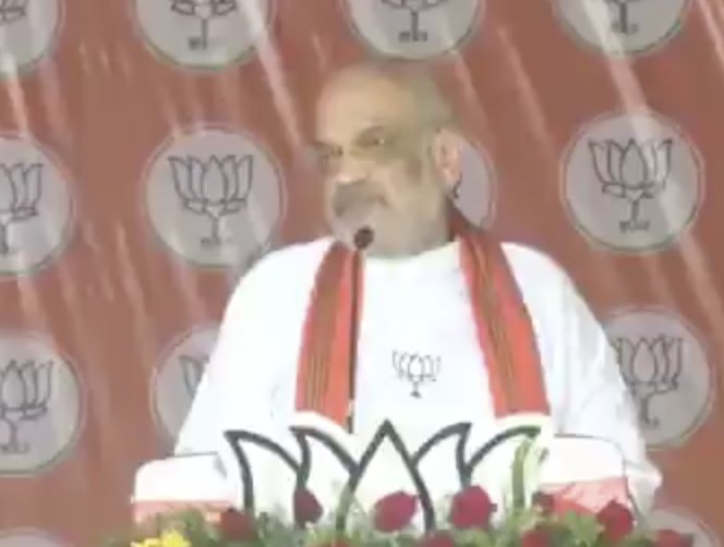 Home Minister Amit Shah delivers fear speech in Arrah