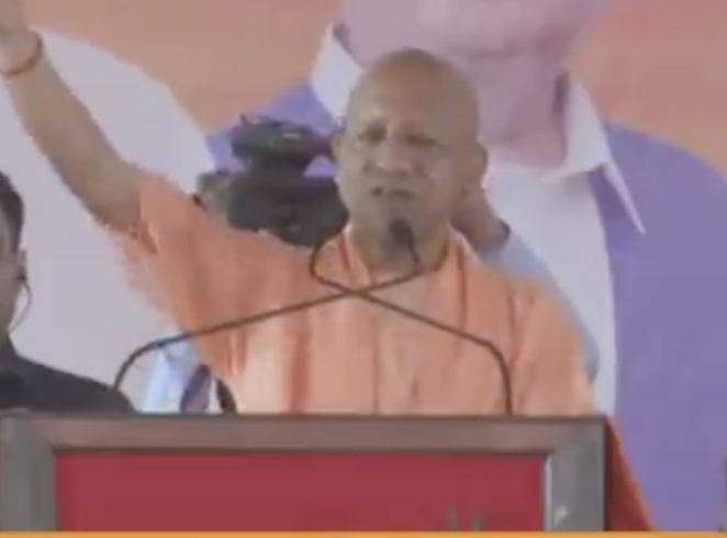 UP Chief Minister Yogi Adityanath delivers communal speech in Gorakhpur