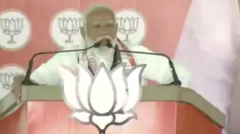 PM Modi delivers fear speech in Karakat