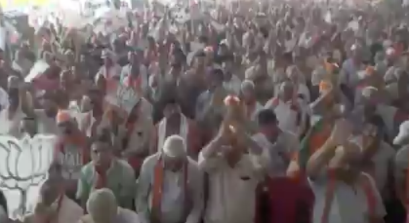 Home Minister Amit Shah delivers communal speech in Hamirpur