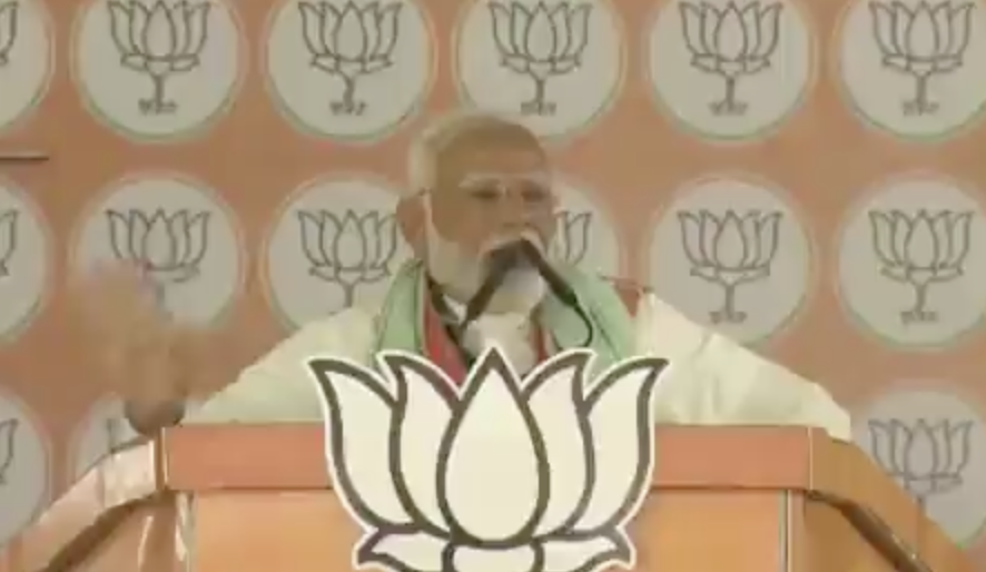 PM Modi delivers communal speech in Buxar