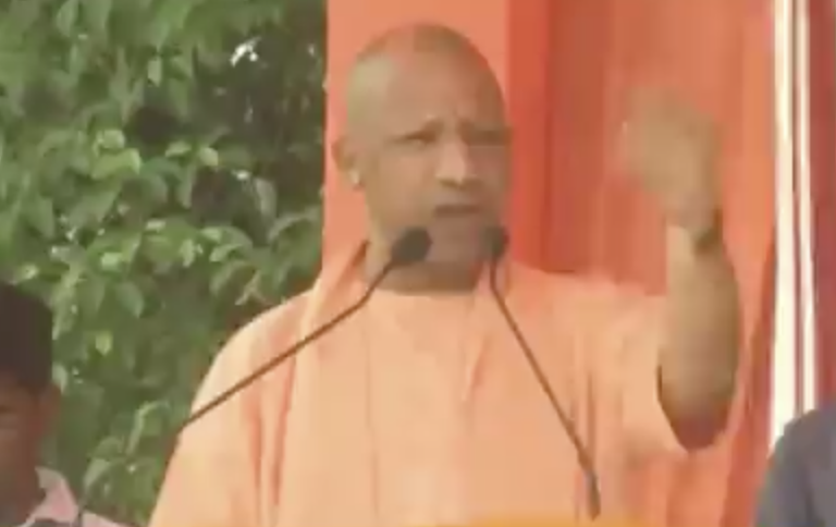 UP Chief Minister Yogi Adityanath delivers communal speech in Salempur