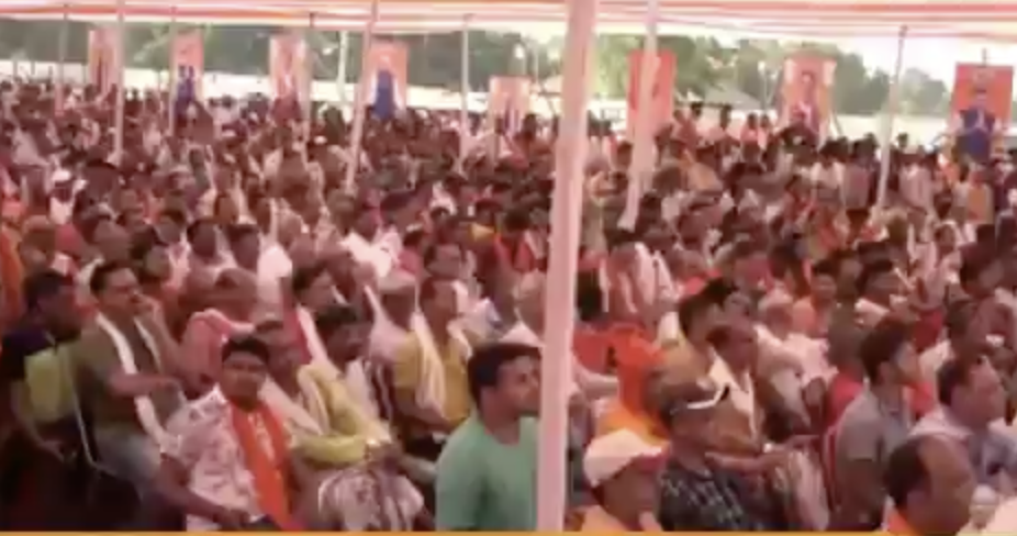 UP Chief Minister Yogi Adityanath delivers communal speech in Arra