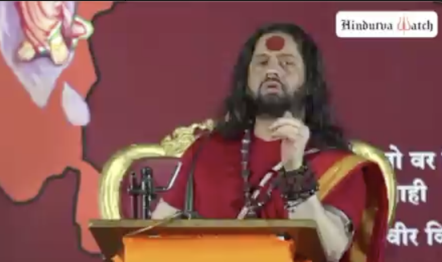 Religious preacher Kalicharan Maharaj delivers dangerous speech against Muslims in Nashik