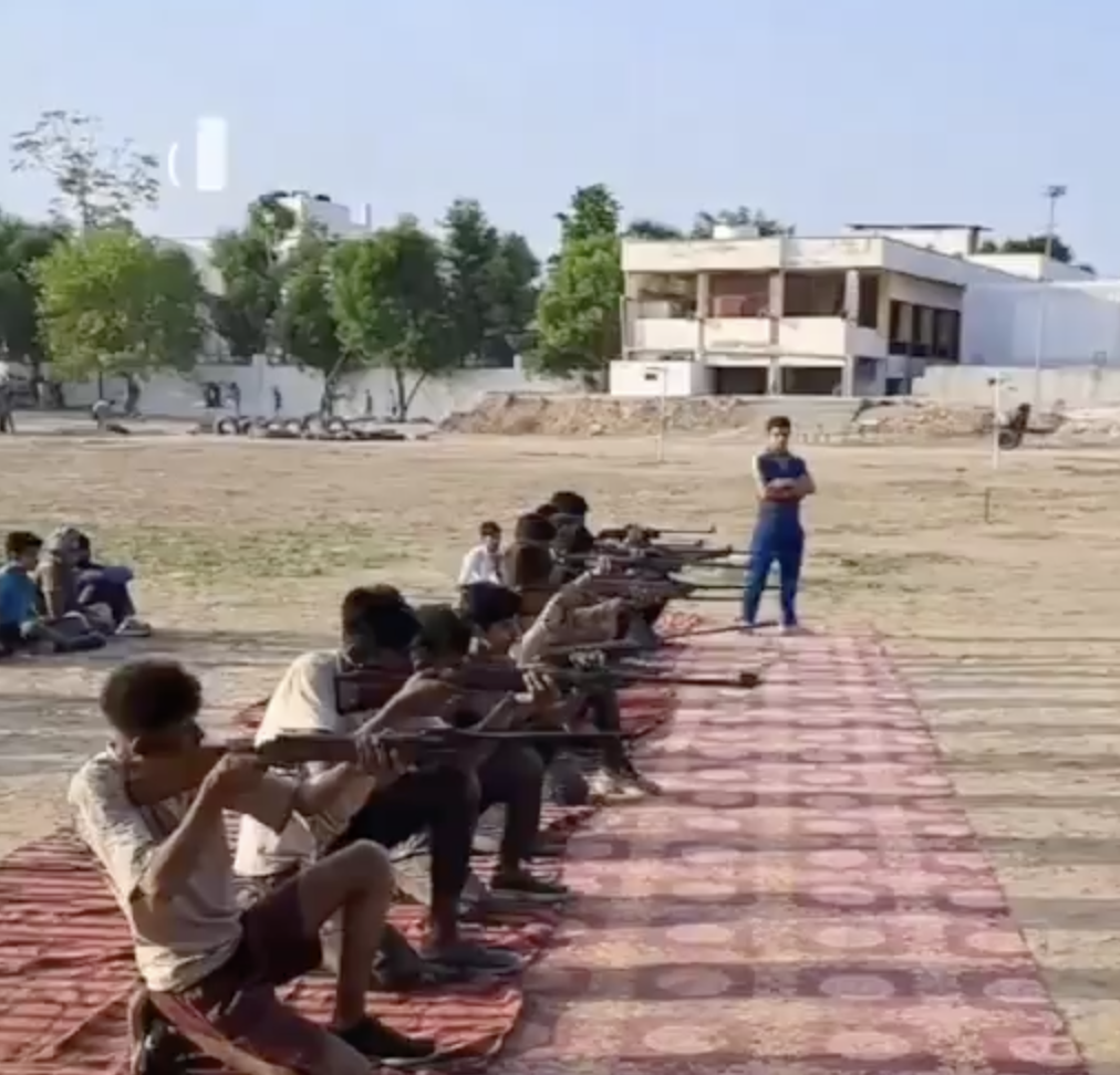 Bajrang Dal organized weapon training for its members in Jodhpur