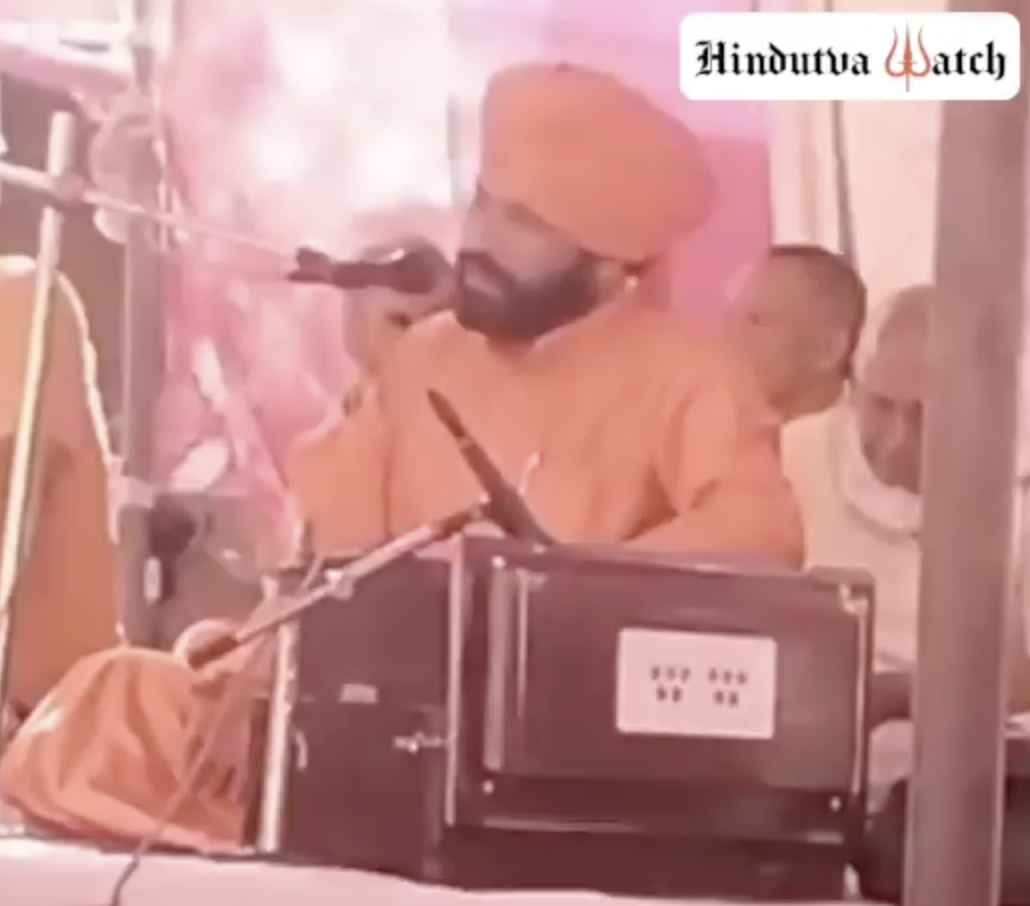Preacher Swami Sachidanand delivers hate speech targeting Muslims and Christians in Mainpuri