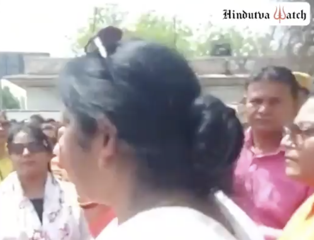 Durga Vahini members organized a rally where its leaders peddled anti-Muslim conspiracy theory of “love jihad”