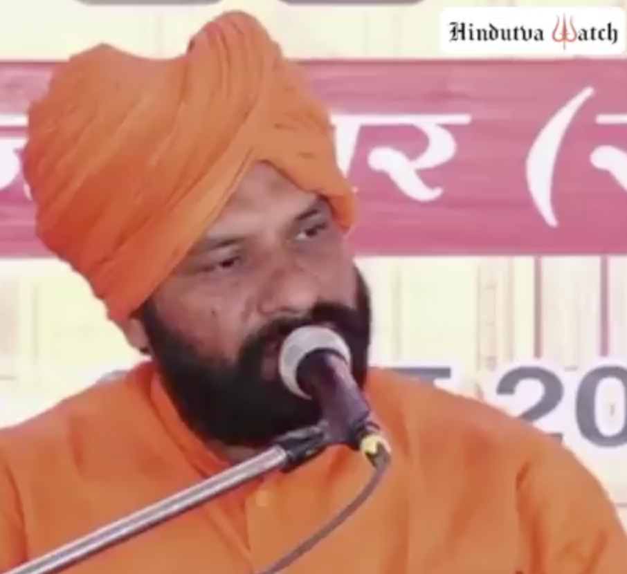 Religious preacher Swami Sacchidanad delivers dangerous speech with calls advocating arms and violence in Jodhpur