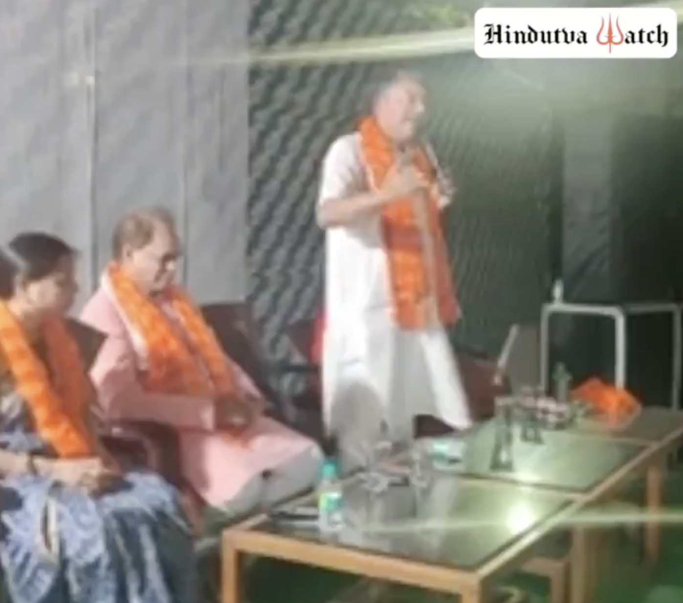 Vishwa Hindu Parishad leader Kapil Khanna calls on female recruits of Durga Vahini to fight against “love jihad” in Delhi