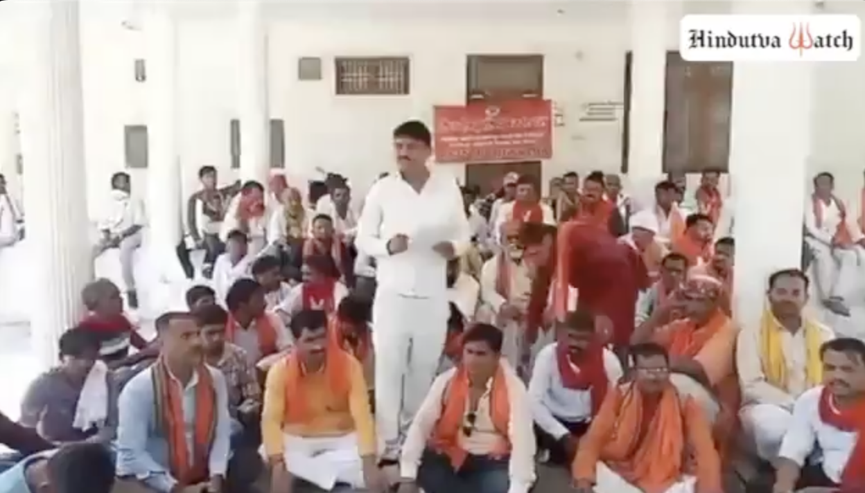 Vishwa Hindu Parishad leader delivers speech promoting animosity towards Muslims in Kaushambi