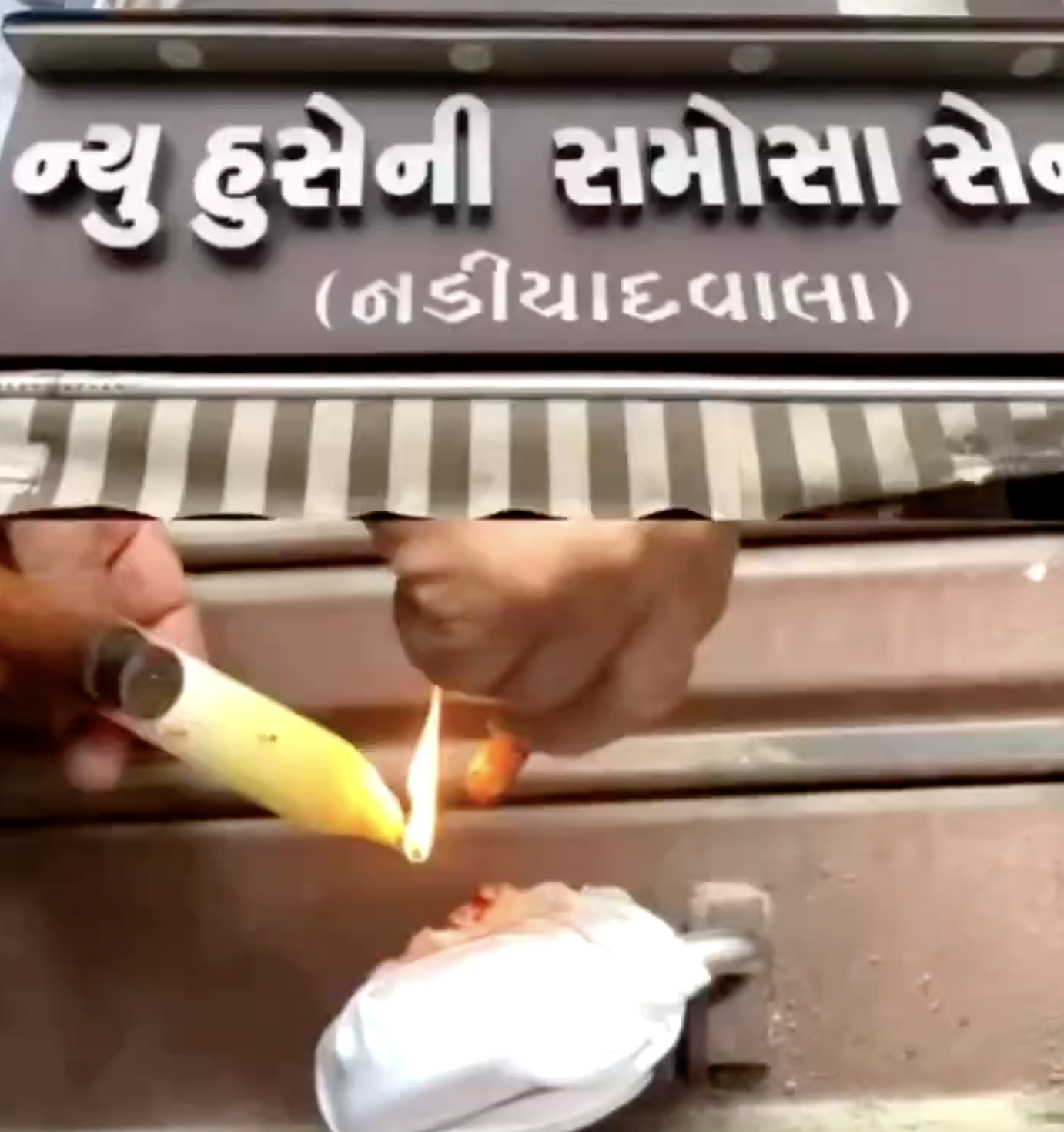 Police seals a shop over allegations of selling beef kebabs and samosas in Vadodara