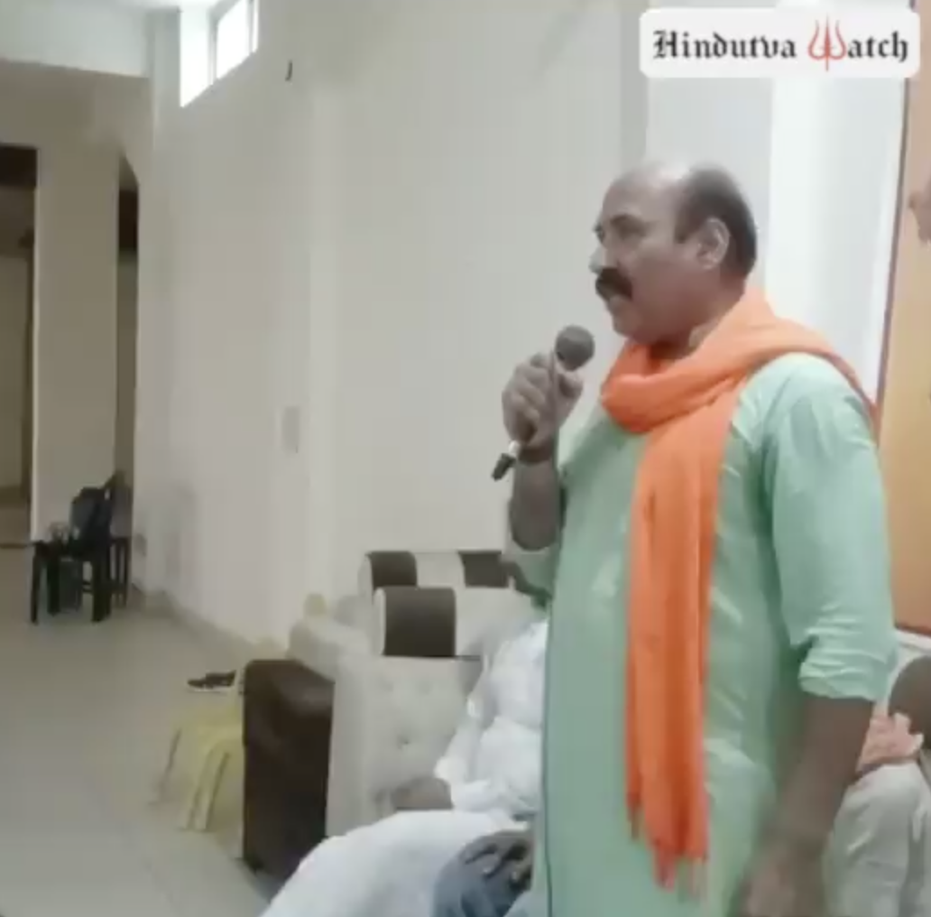 Antarrashtriya Hindu Parishad (AHP) leader delivers hate speech demonizing Muslims and condoning violence