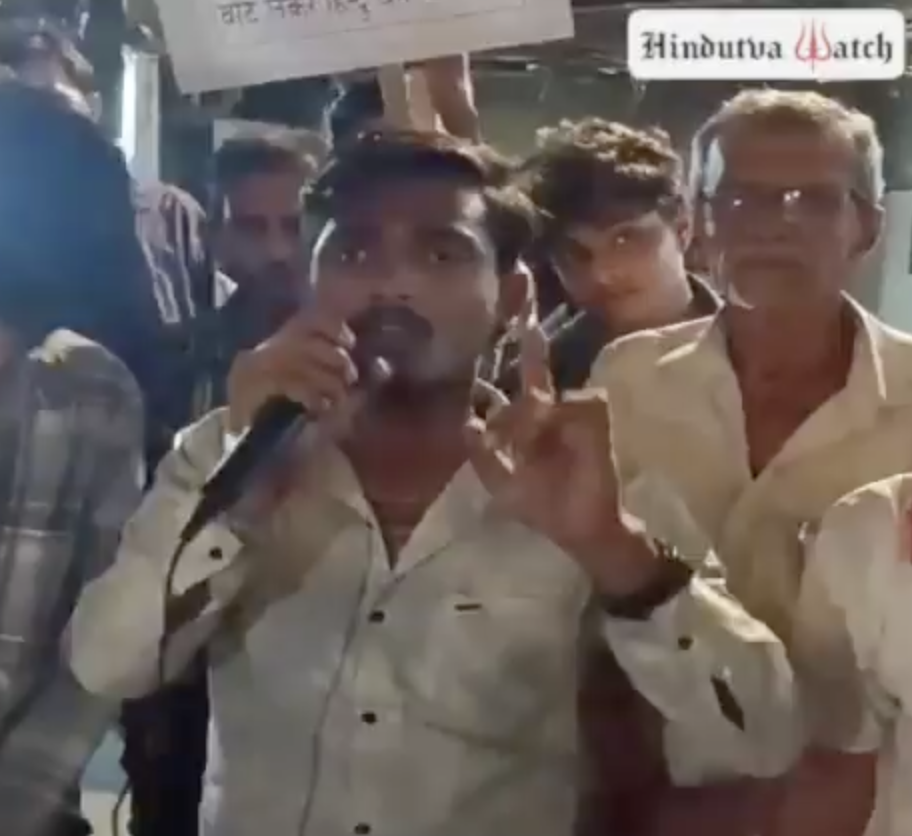 Rashtriya Bajrang Dal leader delivers inflammatory speech promoting hate against Muslims in Mumbai