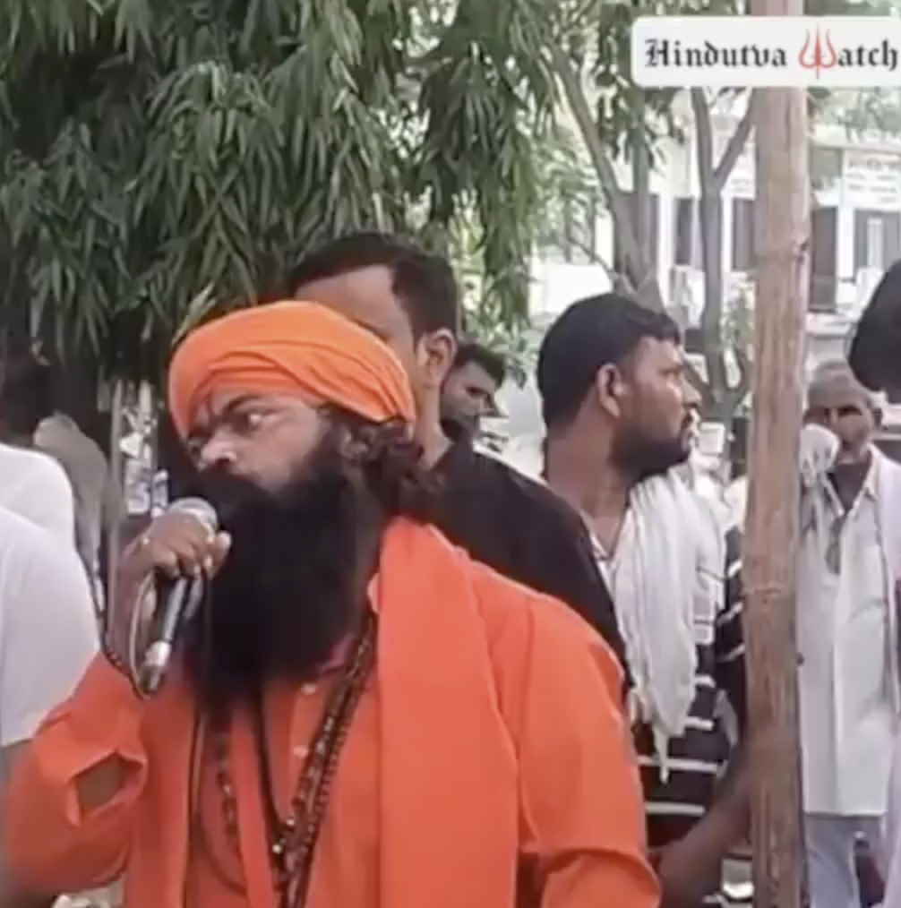 Monk Sanjay Thakur indulges in fear-mongering against Muslims