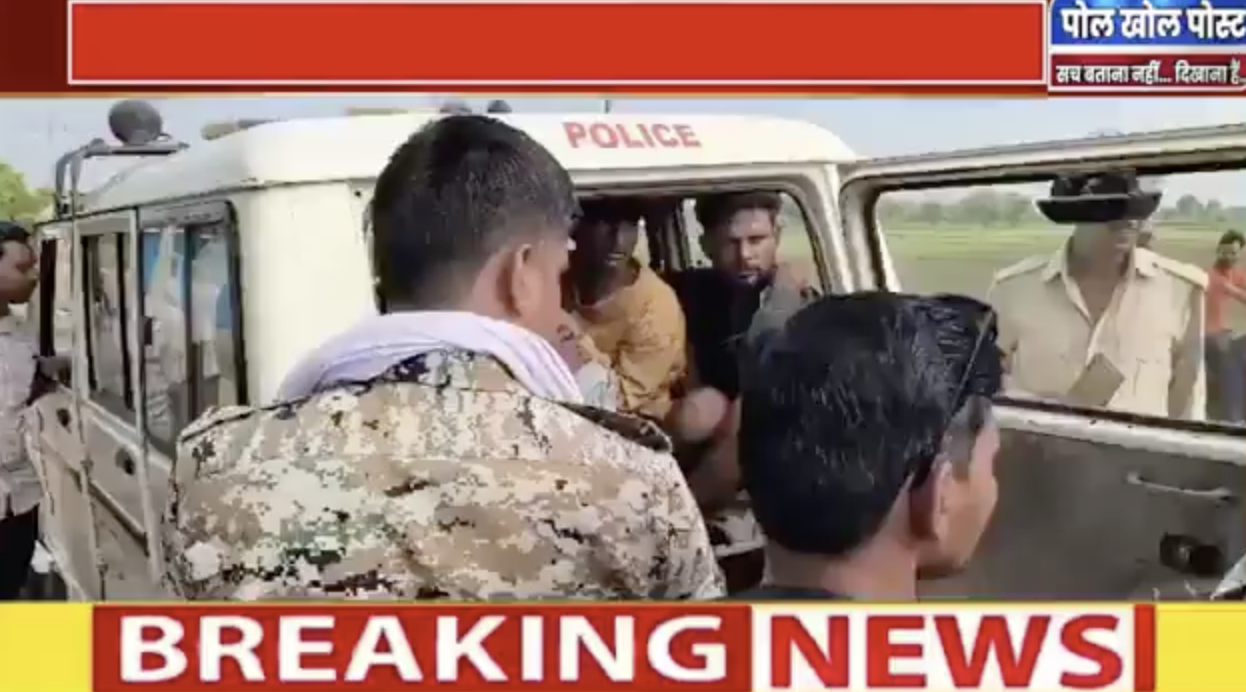 Vishwa Hindu Parishad cow vigilantes took away cattle from 4 tribal men and handed them over to police over allegations of cattle smuggling