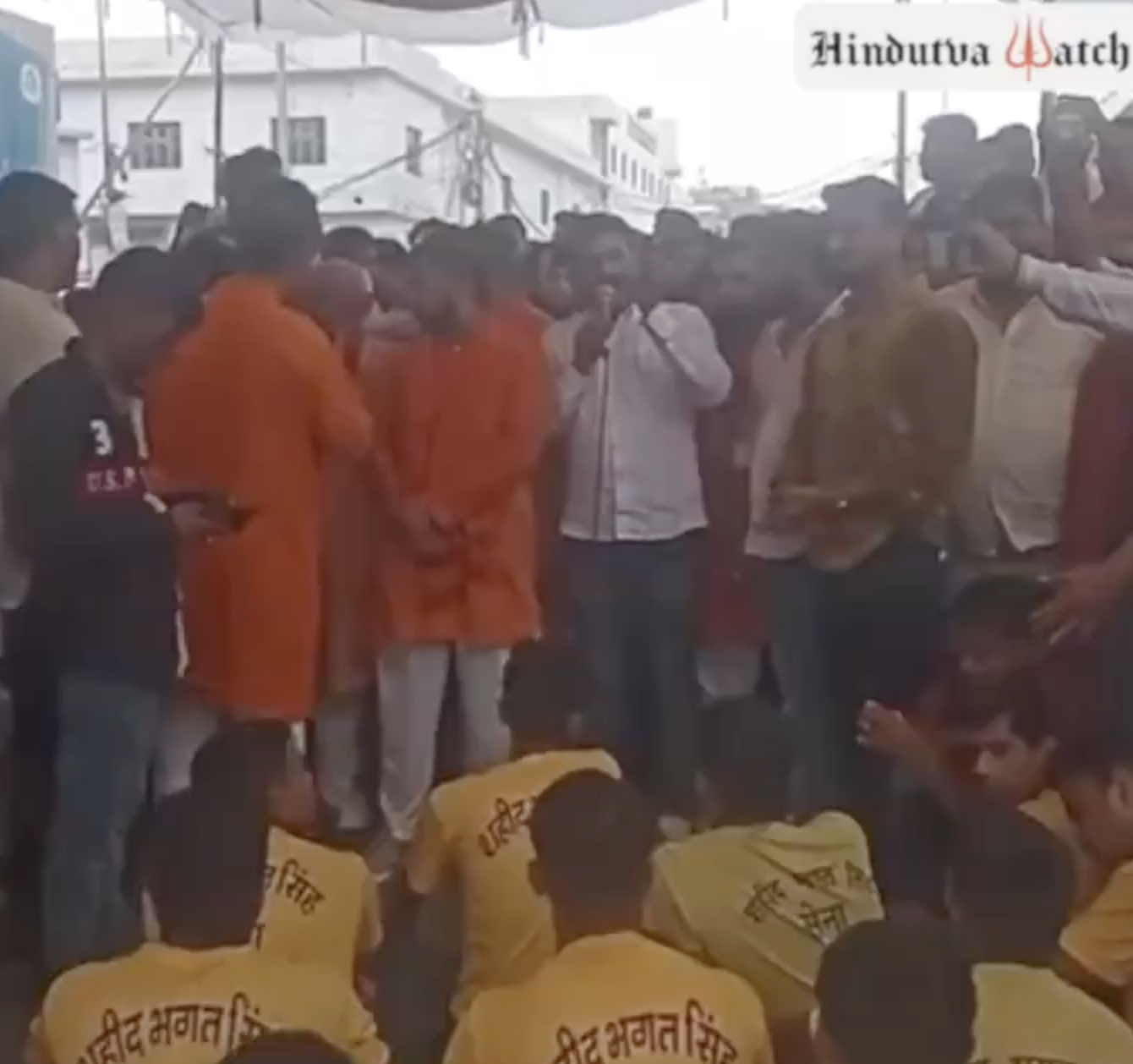 Hindu Raksha Dal protest features dangerous speeches