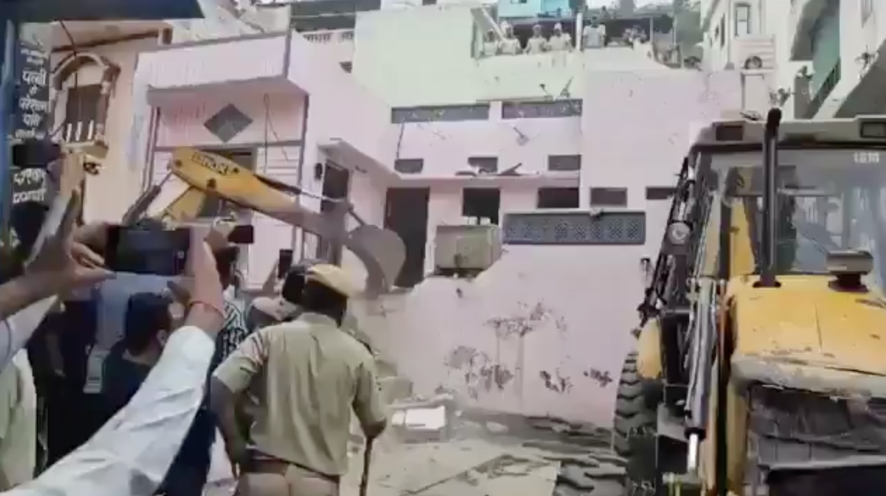 Authorities demolish house of a Muslim student over stabbing incident