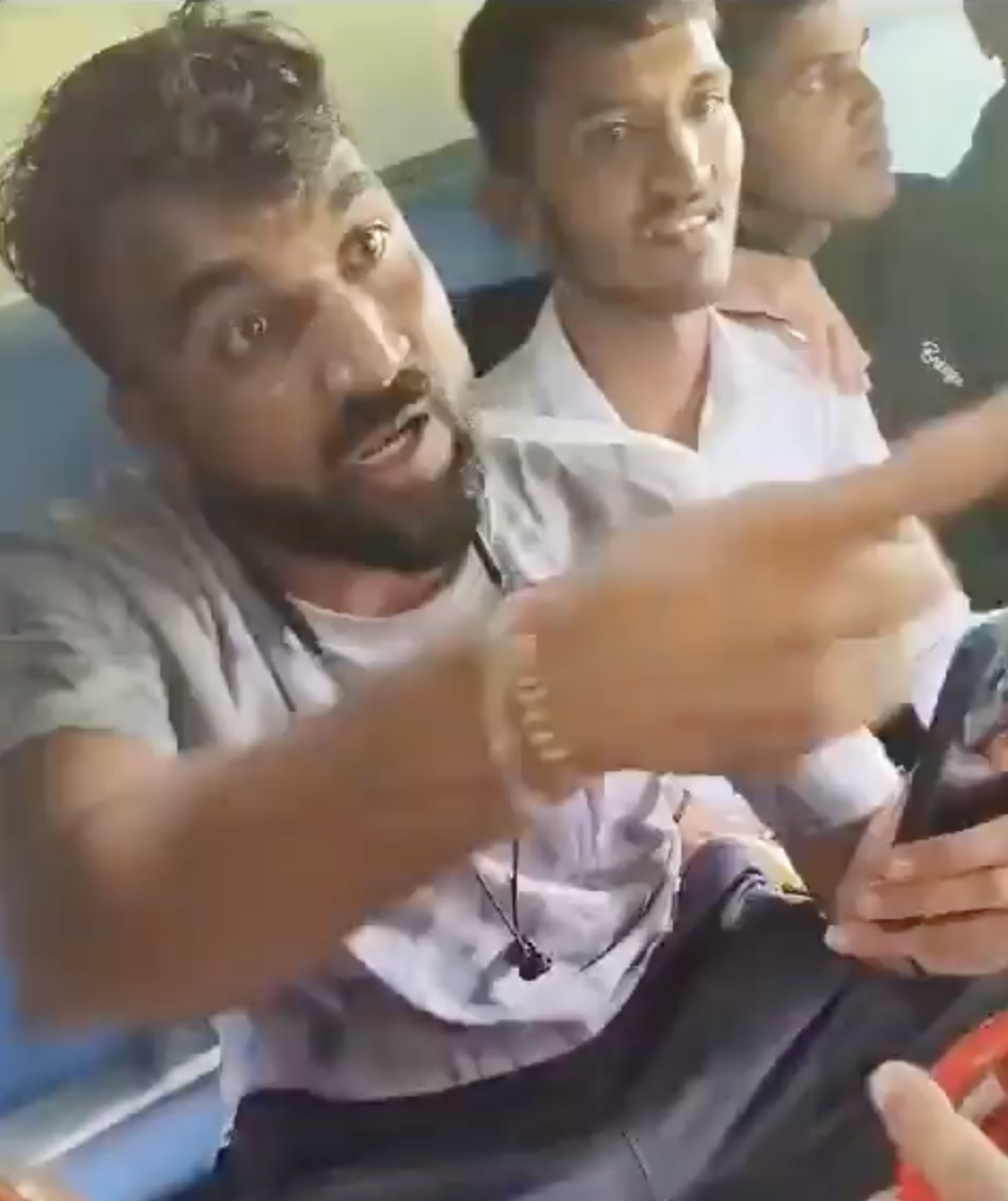 Elderly Muslim man beaten onboard train by extremists over suspicion of carrying beef