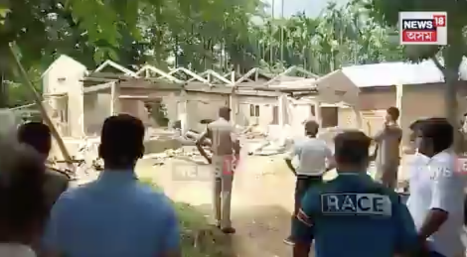 Houses of Bengali speaking Muslims Declared Illegal and Bulldozed
