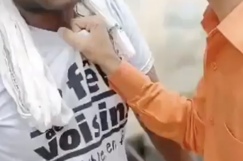 Muslim vegetable vendor beaten by extremist