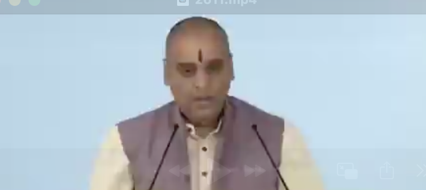 Advocate Vineet Jindal promotes conspiracy theory of cricket jihad and Nimaz jihad (prayer jihad) at Hindu Janjagruti Samiti event