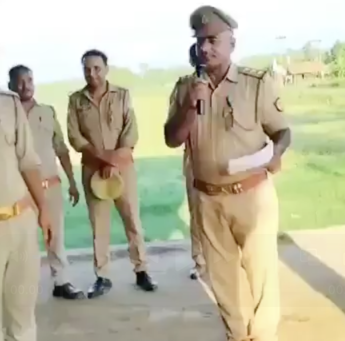 Police confiscates house worth 24 lakhs of an alleged “cattle smuggler”