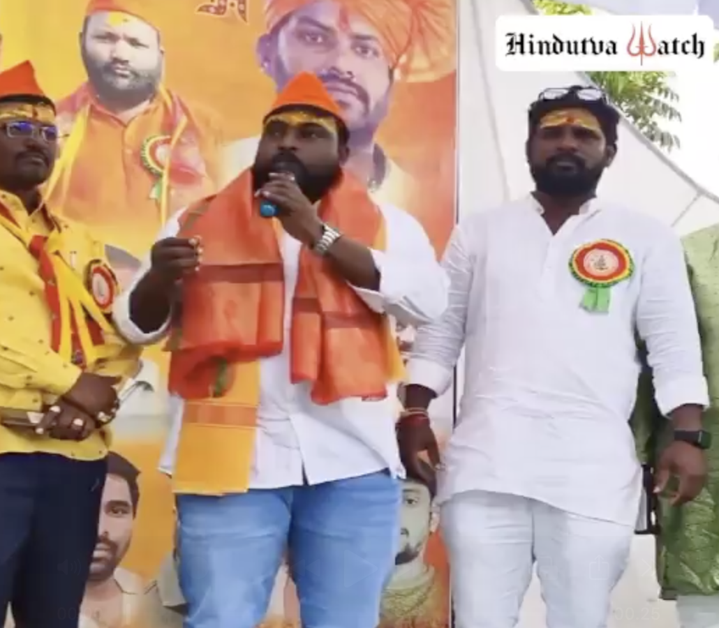 Gau Raksha Dal Telangana state president Kalu Singh calls for violence against the alleged Bangladeshis living in India