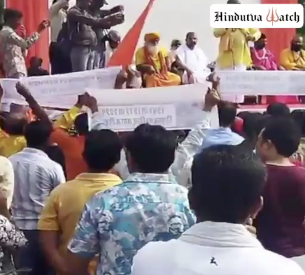 In Kota, religious preacher advocates learning from Israeli on use of violence against opponents while advocating economic activity only with Hindus