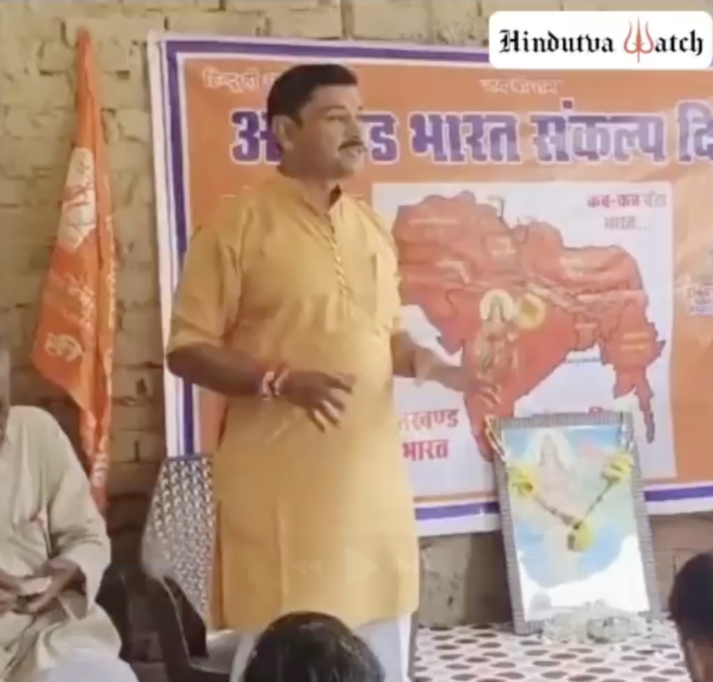 Rashtriya Bajrang Dal leader indulges in fear mongering towards Muslim population in Aonla