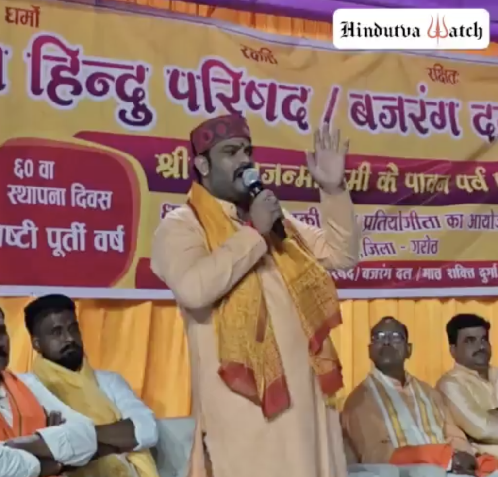 Vishwa Hindu Parishad-Bajrang Dal leader uses dehumanizing language towards Muslims and promotes hate towards Christians