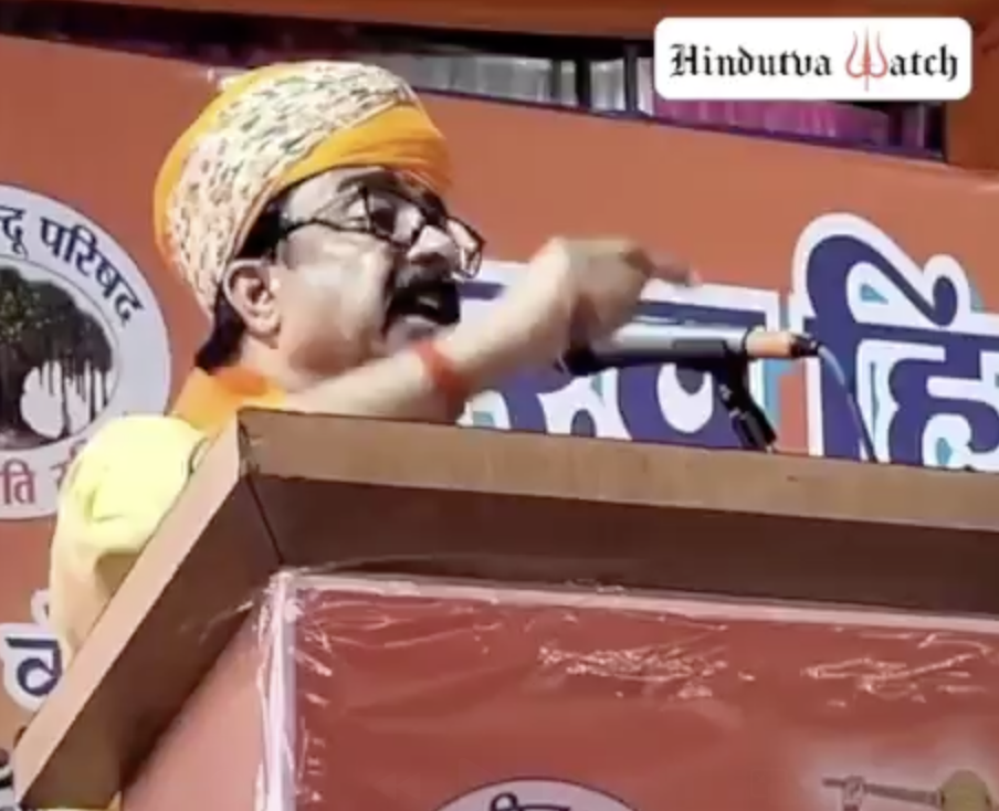 Bajrang Dal chief Neeraj Doneria delivers anti-Muslim hate speech in Bhilwara