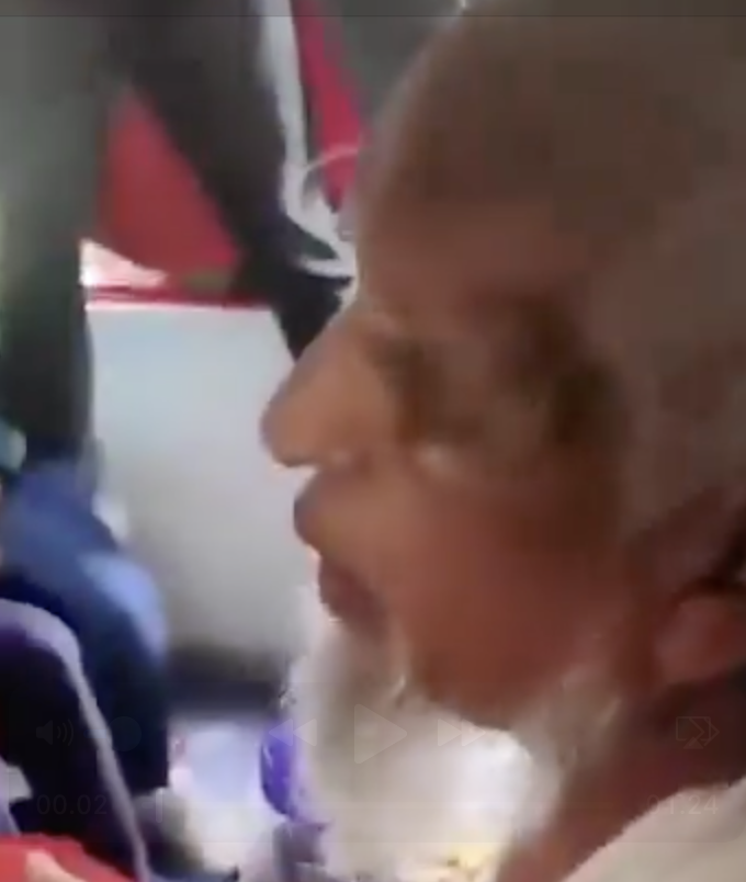 An elderly Muslim man was brutally beaten by extremists onboard a train after being accused of carrying beef in Igatpuri