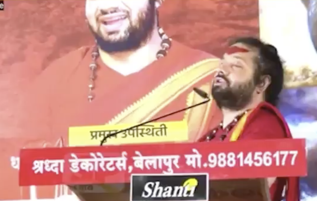 Far-right preacher Kaicharan Maharaj delivers inflammatory anti-Muslim hate speech
