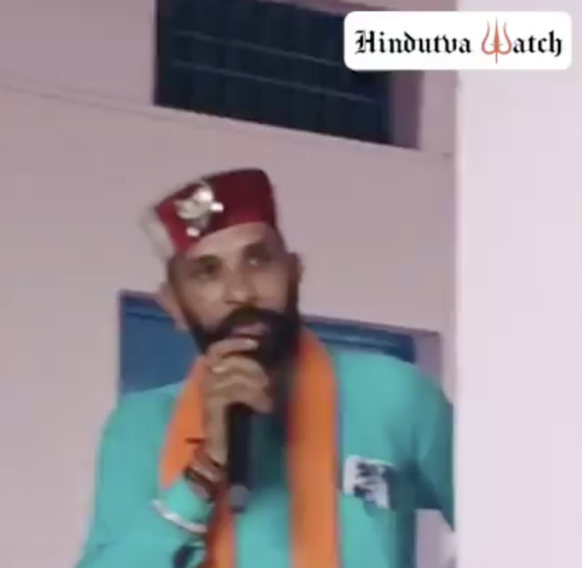 Vishwa Hindu Parishad leader promotes hate and fear towards Muslims in Hamirpur