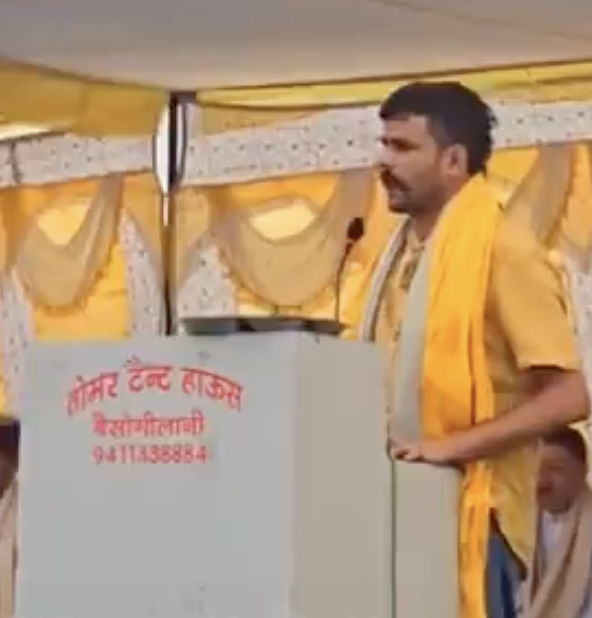 Far-right leader Rakesh Uttarakhandi delivers speech promoting hate and fear towards Muslims