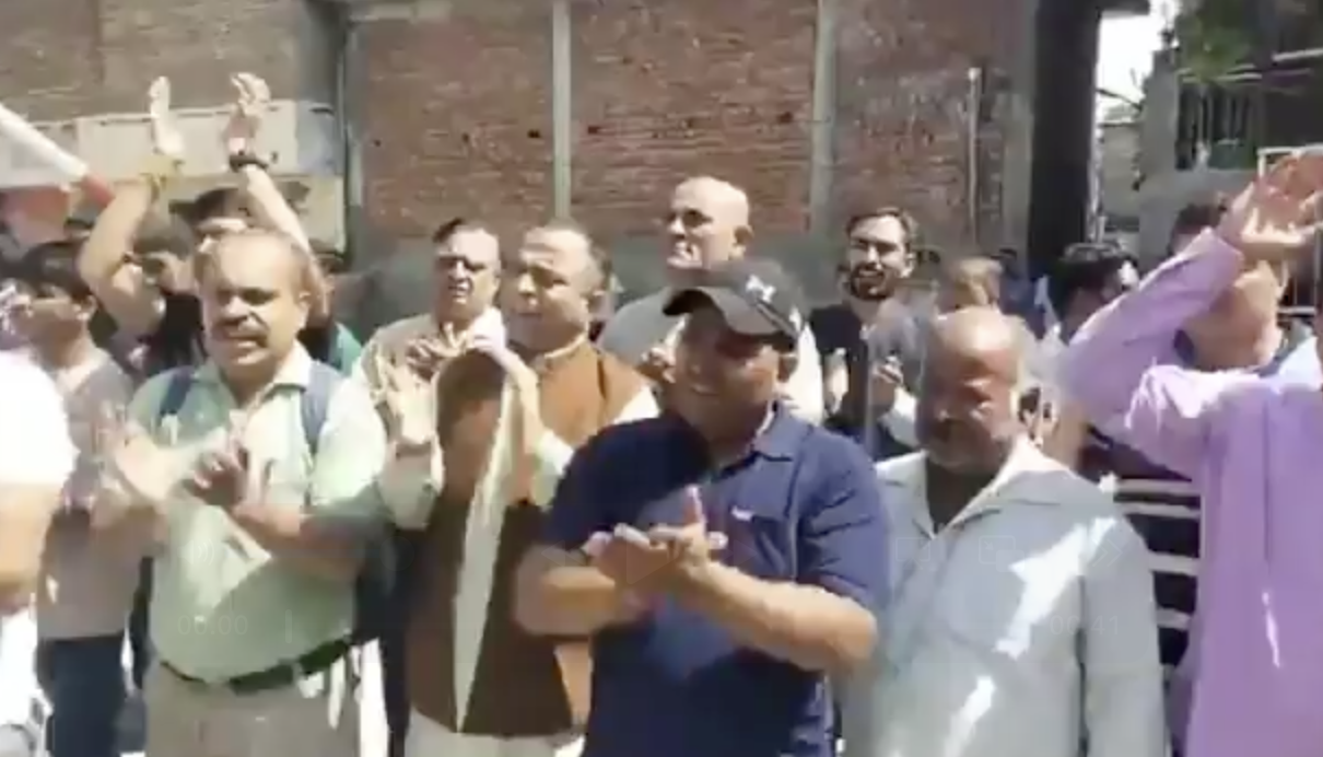 Several anti-muslim hateful slogans were raised at the protest rally organized by Hindu organizations in Palampur