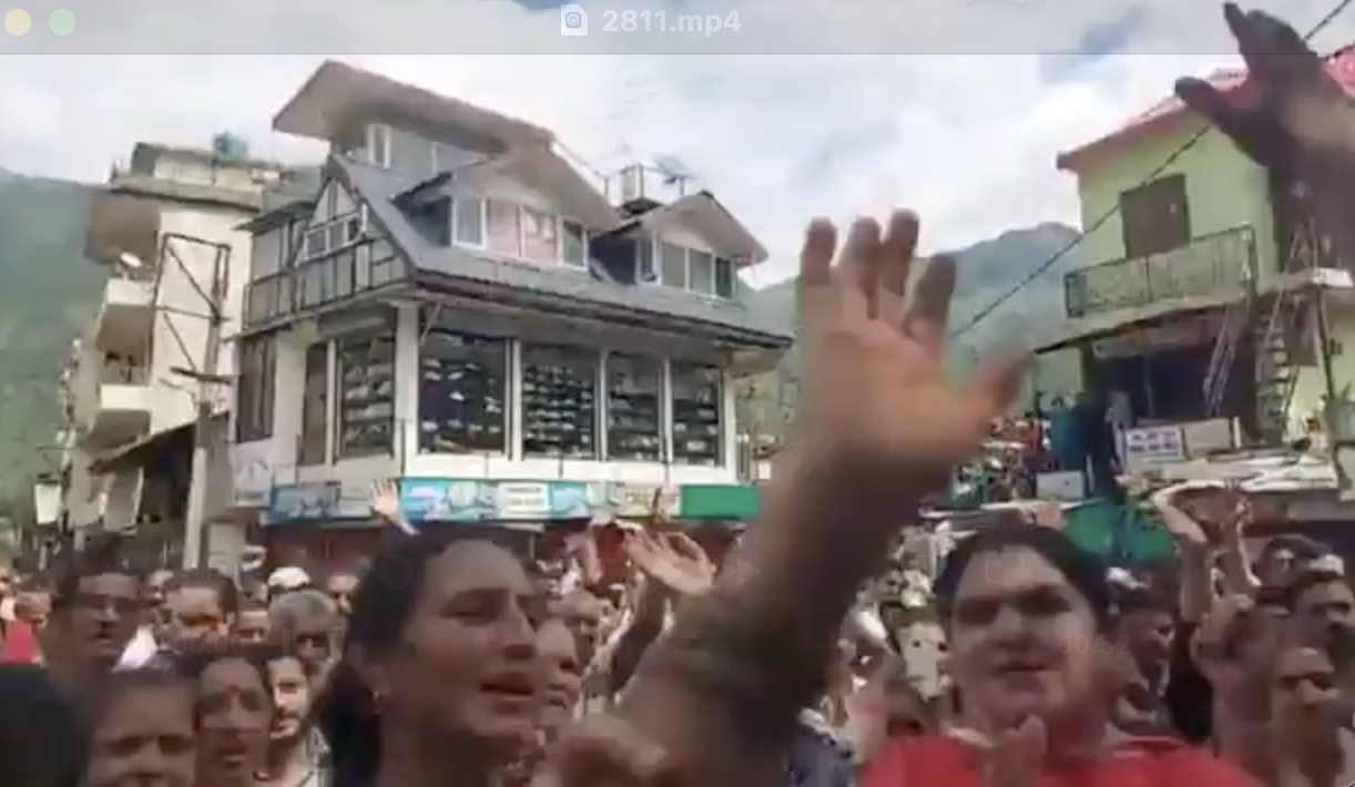 Several anti-muslim hateful slogans were raised in a rally in Tattapani