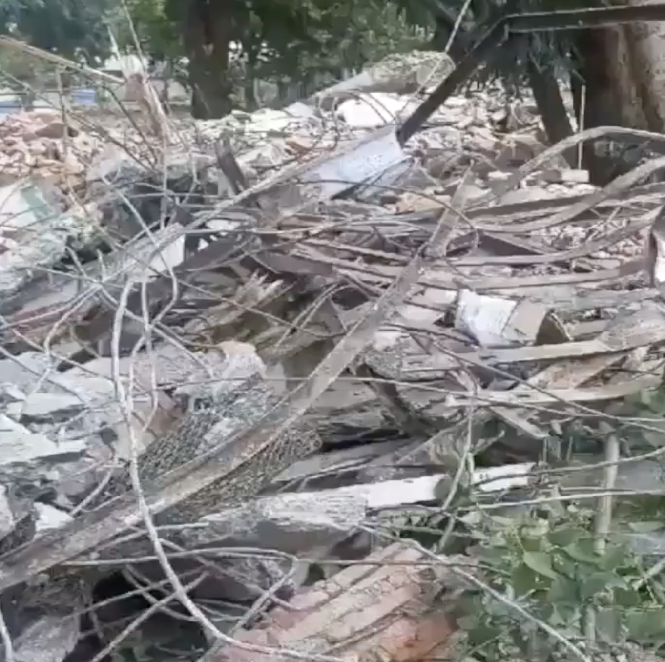 Authorities demolished a mosque located near the railway colony in Prayagraj